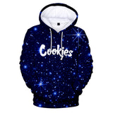 Cookies Hoodie Cookies Starry Sky Digital Printed Hood