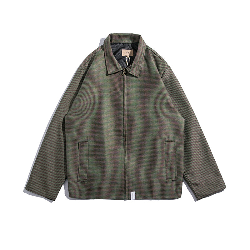 Man Fall Outfis Autumn Boys Lapel Tooling Multi-Pocket Cardigan Baggy Casual Jacket