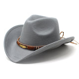 Beth Dutton Hat Western Cowboy Top Hat for Men Women Couples' Cap Felt Cap