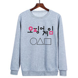 Squid Game Costume Printed Adult Round Neck Sweater