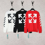 Off White Sweatshirts Autumn And Winter Off Arrow Loose Men'S Women'S Pullover Coat