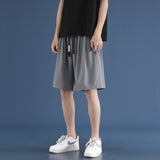 Men White Shorts Casual Summer Men's Beach Pants