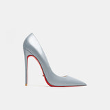 Red Bottom Heels Shallow Mouth Pointed High Heel Stiletto Heel Work Shoes for Catwalk