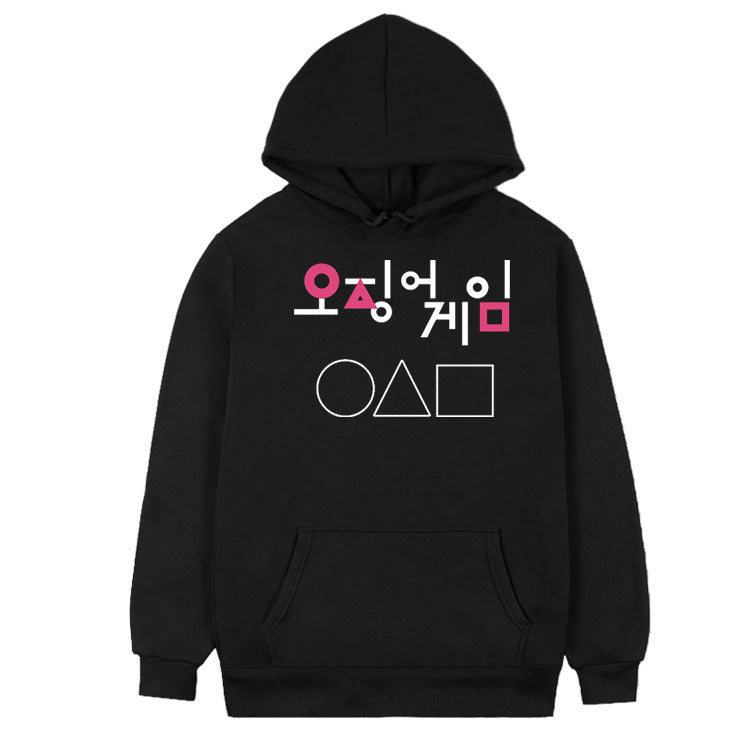Squid Game Costume 2D Digital Creative Printing Hooded Sweater