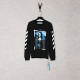 Off White Sweatshirts Autumn And Winter Off Arrow Loose Men'S Women'S Pullover Coat