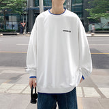 Men's Sweatshirt Autumn Crew Neck Embroidery