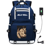 Jelly Roll Bag Jerry Roll Rapper Multi-Function Backpack
