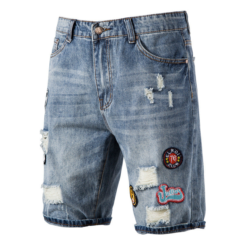 Men Jorts Shorts Men's Casual Fashion Men's Slim Shorts
