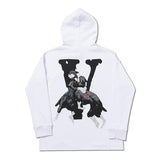 Vlone T Shirt Men And Women Loose Hoodie Coat Vlone Loose