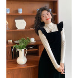 Betty Draper Valentine's Day Dress Vintage Dress for Women Winter Black Dress
