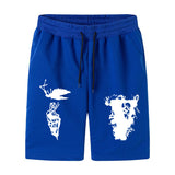 Vlone Shorts Summer Printed Casual Loose Plus Size Sports