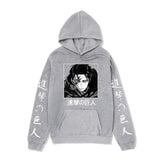 Anime Hoddies Brushed Hoody Autumn and Winter Attack on Titan Series Hoodie Jacket Men