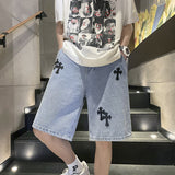 Men Denim Shorts Men's Summer