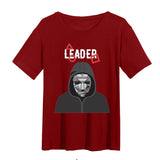 Squid Game Costume printed loose cotton round neck short sleeve t-shirt for women