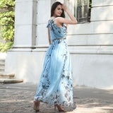 Nine Britton Dress Halter Sleeveless Floral Tie-Neck Waist