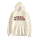 Squid Game Costume Anime Print Fashion Casual Hooded Sweatshirt