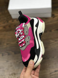 Unisex Balenciaga Clunky Sneaker  Triples Crystal Air Cushion Thick Sole Height Increasing Hot Casual Sports Shoes