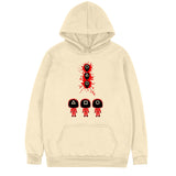 Squid Game Costume Autumn and Winter Men's and Women's Casual Loose Hooded Sweater
