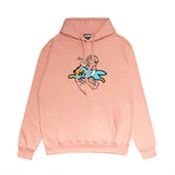 Ice Cream Running Dog Hoodie Hip-Hop Hipster Terry Fabric Hoodie