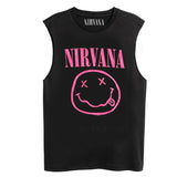 Nirvana T Shirt Rock Sleeveless T-Shirt Vest