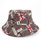 Bucket Hat Fishing Cap Cotton Print Fisherman Hat Bucket Hat Cotton Printed Sun Hat