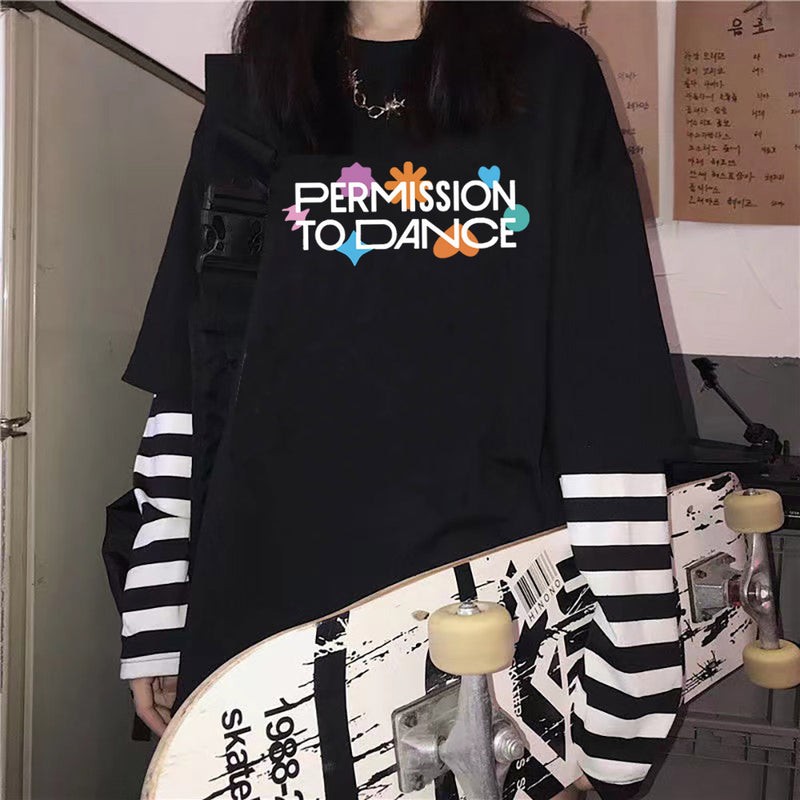 BTS Proof T Shirt PTD on Stage Autumn and Winter Loose plus Size Top