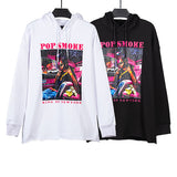 Vlone Hoodie Autumn And Winter Pink Large V Hooded Sweater