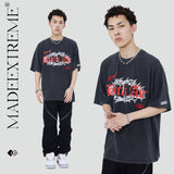 Y2g Shirts for Boys Vintage Print T-shirt Men and Women