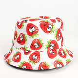Bucket Hat Fishing Cap Cotton Print Fisherman Hat Flower Fashion Basin Hat for Men and Women Casual Sun Hat