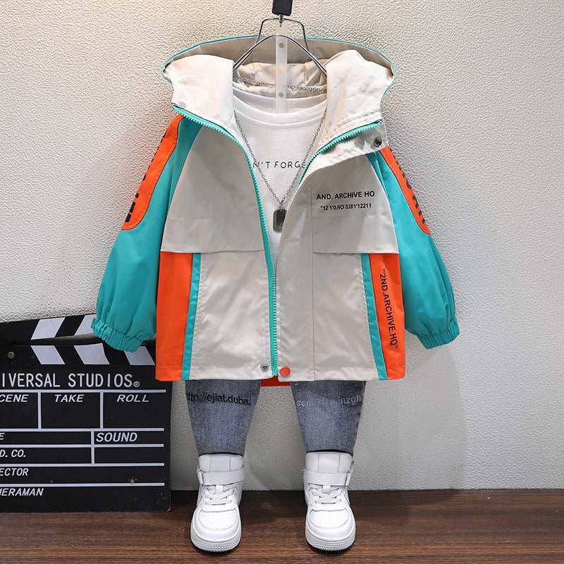 Toddler Boys Jackets Boys' Coat Spring and Autumn Anorak