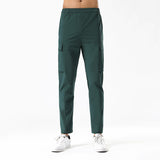 Sweat Wicking Pants Ice Silk Quick-Dry Pants Loose Straight Cargo