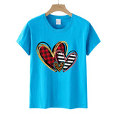 Valentine's Day T Shirt Spring/Summer Short-Sleeved T-shirt Top
