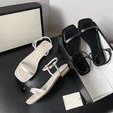 Women Black Dress Shoes Sandals Summer