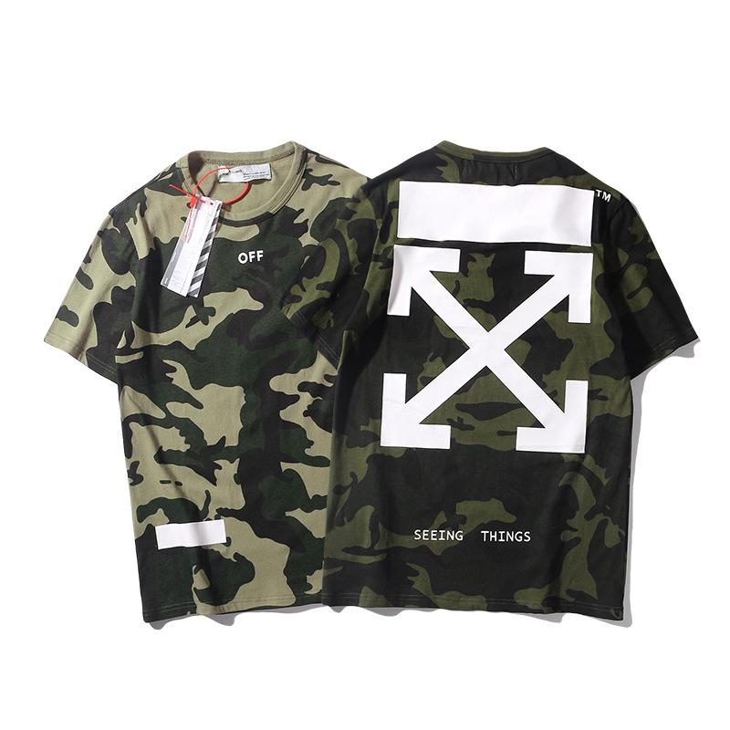 Off White T Shirt Short Sleeve Cotton Round Neck Men And Women Cotton Tshirt Owt