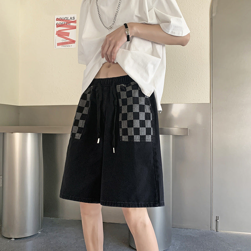 Men Denim Shorts Men's Summer