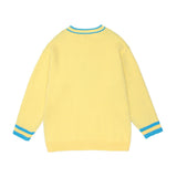 Men Sweater Embroidery Letter Color Matching Sweater Men's Pullover Top