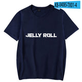 Jelly Roll T Shirt Jelly Roll Name Printed Round Neck Men And Women Same Style