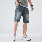 Men Jorts Denim Shorts Men's Loose plus Size Summer