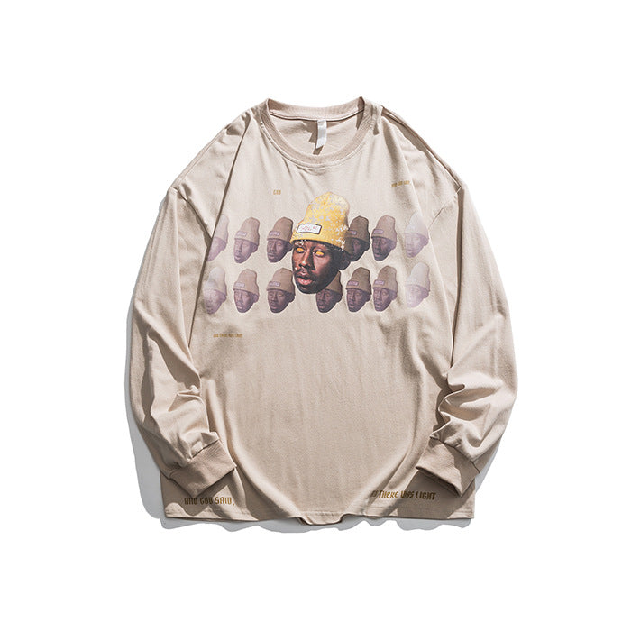 Crew Neck Sweatshirts for Men Men's Autumn round Neck Sweater Men's Loose