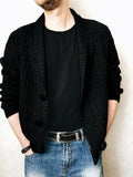 Men's Jackets Fall Men's Cardigan Sweater Long Sleeve