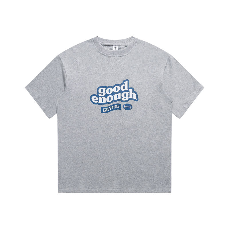 Men T Shitrs Letter Print Loose