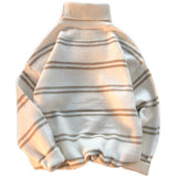 Men 'S Jackets Autumn And Winter Striped Sweater Men 'S Loose