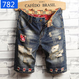 Men Jorts Men's Denim Summer Shorts Loose plus Size