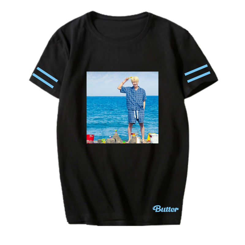 BTS Proof T Shirt Short-Sleeved T-shirt Men's and Women's Tops Summer Wear
