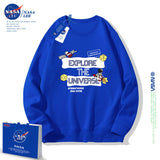 Nasa Children Hoodie Nasa Joint Astronaut Boy'S Hoody Autumn And Winter Thickened