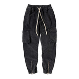 Askyurself Pant Zipper Pocket Loose Trendy Casual Pants