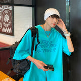 Men T-Shirts Loose Half Sleeve Printing