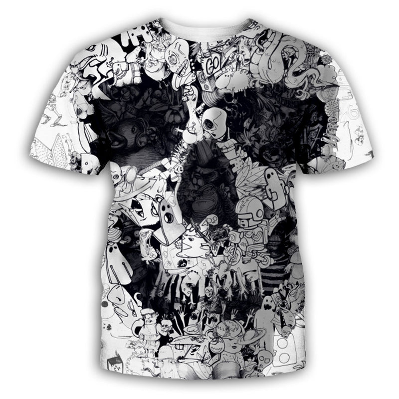 Skull T Shirt Printed Skull