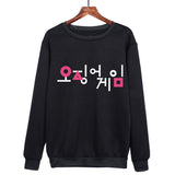 Squid Game Costume Digital Creative Printed round Neck Sweater