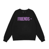 Vlone Sweatshirt Letter Large V Round Neck Terry Sweater For Men